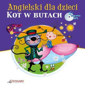 Angielski dla dzieci. Kot w butach - Puss in Boots – okładka audiobooka, autor Victoria Atkinson