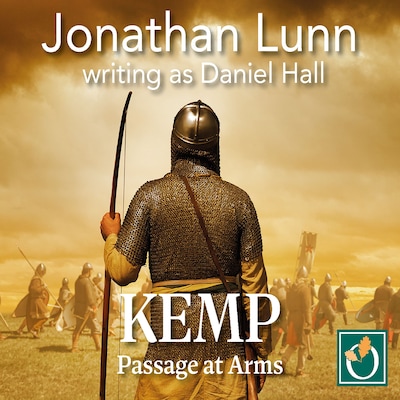 Kemp: Passage at Arms – omslag til lydbogen af Jonathan Lunn writing as Daniel Hall