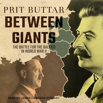Between Giants – omslag til lydbogen af Prit Buttar