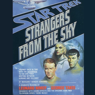 Strangers from the Sky – omslag til lydbogen af Margaret Wander Bonanno