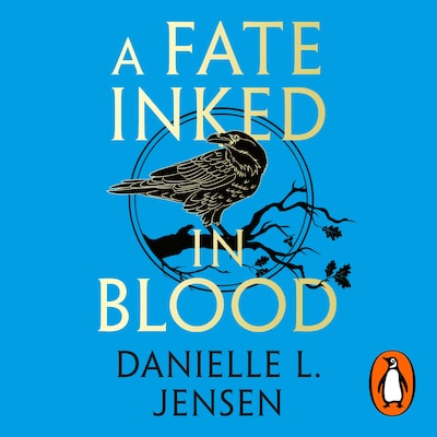 A Fate Inked in Blood – omslag til lydbogen af Danielle L. Jensen