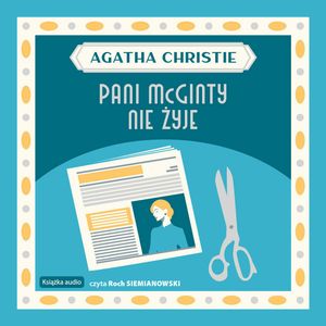 Pani McGinty nie żyje – okładka audiobooka, autor Agatha Christie