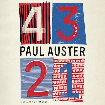 4 3 2 1 – omslag til lydbogen af Paul Auster