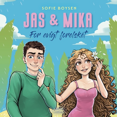 Jas & Mika - For evigt forelsket – omslag til lydbogen af Sofie Boysen