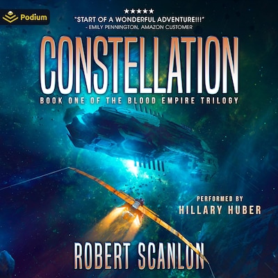 Constellation – omslag til lydbogen af Robert Scanlon