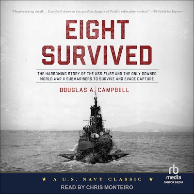 Eight Survived – omslag til lydbogen af Douglas A. Campbell