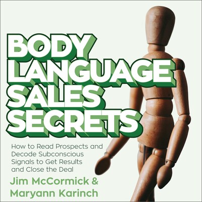 Body Language Sales Secrets – omslag til lydbogen af Jim McCormick, Maryann Karinch