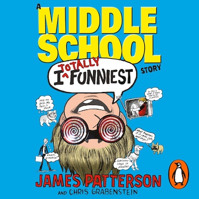 I Totally Funniest: A Middle School Story – omslag til lydbogen af James Patterson