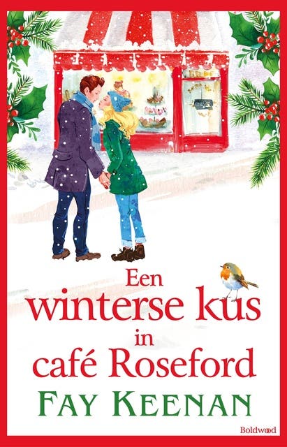 Een winterse kus in café Roseford – omslag van het luisterboek van Fay Keenan