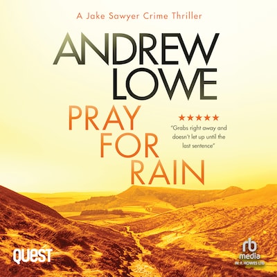 Pray For Rain – omslag til lydbogen af Andrew Lowe