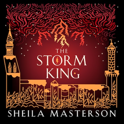 The Storm King – omslag til lydbogen af Sheila Masterson