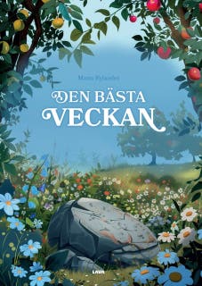Den bästa veckan – omslag till ljudboken av Maria Rylander