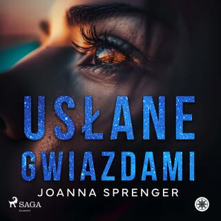 Usłane gwiazdami – okładka audiobooka, autor Joanna Sprenger