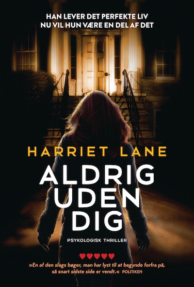 Aldrig uden dig – omslag til lydbogen af Harriet Lane