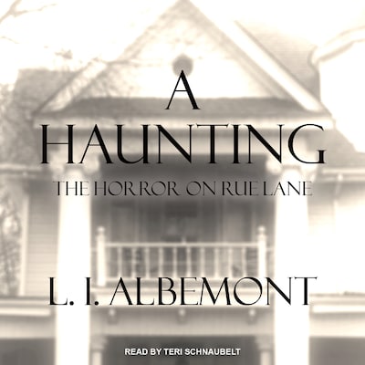 A Haunting – omslag til lydbogen af L. I. Albemont