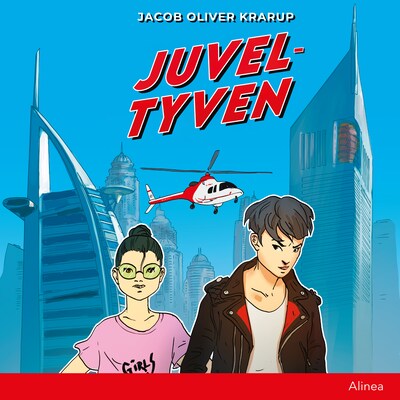 Juvel-tyven – omslag til lydbogen af Jacob Oliver Krarup