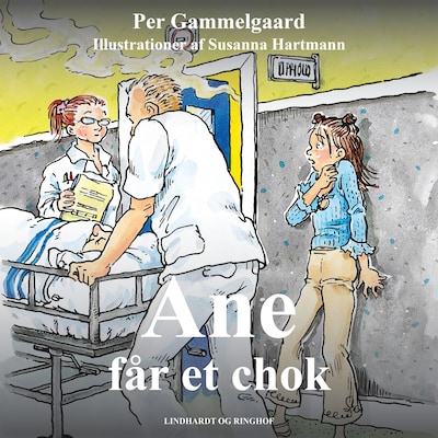 Ane får et chok – omslag til lydbogen af Per Gammelgaard