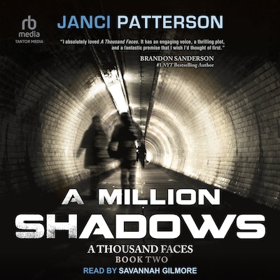 A Million Shadows – omslag til lydbogen af Janci Patterson