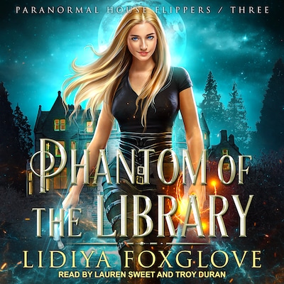 Phantom of the Library – omslag til lydbogen af Lidiya Foxglove