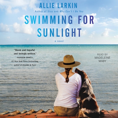 Swimming for Sunlight – omslag til lydbogen af Allison Larkin
