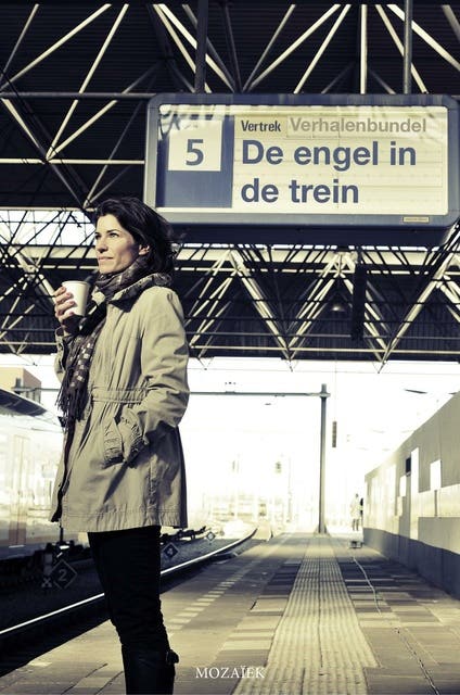 De engel in detrein – omslag van het luisterboek van Gert-Jan van den Bemd,Lijda Hammenga,Mark-Jan Zwart,Rijk Jansen