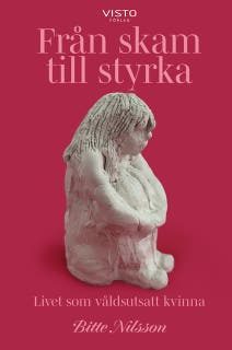 Från skam till styrka – omslag till ljudboken av Bitte Nilsson