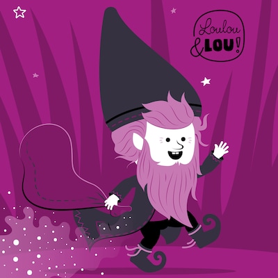 Klaas Vaak – omslag van het luisterboek van Loulou en Lou