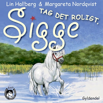 RAP-klubben 6 - Tag det roligt, Sigge – omslag til lydbogen af Lin Hallberg