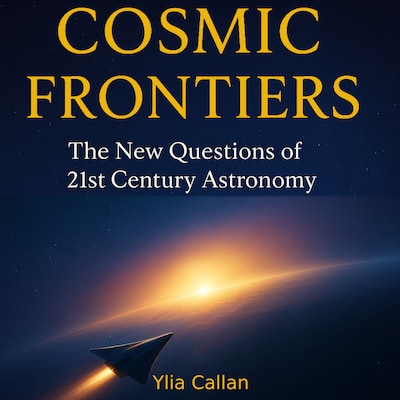 Cosmic Frontiers – omslag til lydbogen af Ylia Callan
