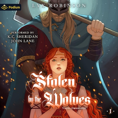 Stolen by the Wolves – omslag til lydbogen af Lyx Robinson