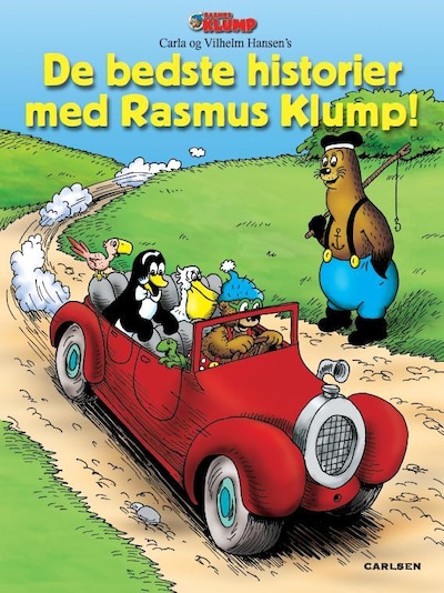 De bedste historier med Rasmus Klump – omslag til lydbogen af Carla Og Vilh. Hansen