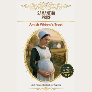 Amish Widow's Trust: Inspirational Amish Romance – omslag till ljudboken av Samantha Price