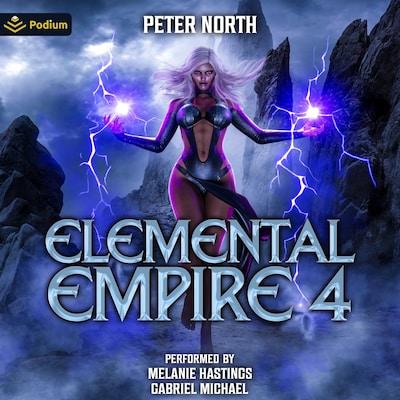 Elemental Empire 4 – omslag til lydbogen af Peter North