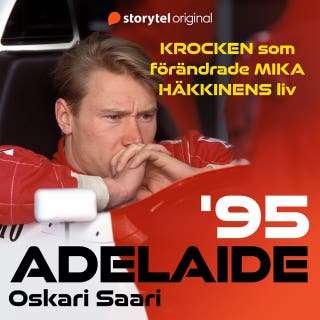 Adelaide '95 – omslag till ljudboken av Oskari Saari