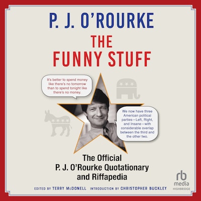The Funny Stuff – omslag til lydbogen af P. J. O'Rourke