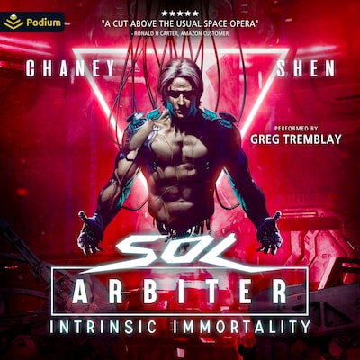 Intrinsic Immortality – omslag til lydbogen af J.N. Chaney, Jia Shen