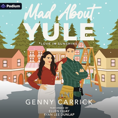 Mad About Yule – omslag til lydbogen af Genny Carrick