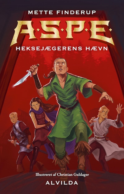 A.S.P.E. 12: Heksejægerens hævn – omslag til lydbogen af Mette Finderup