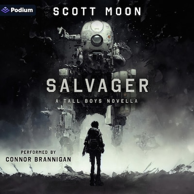 Salvager – omslag til lydbogen af Scott Moon
