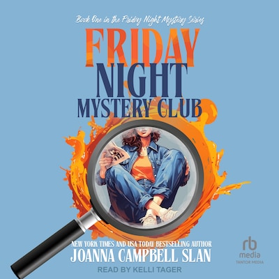 The Friday Night Mystery Club – omslag til lydbogen af Joanna Campbell Slan