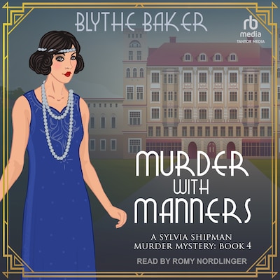 Murder With Manners – omslag til lydbogen af Blythe Baker