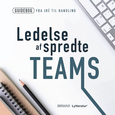Ledelse af spredte teams – omslag til lydbogen af Lars Stig Duehart