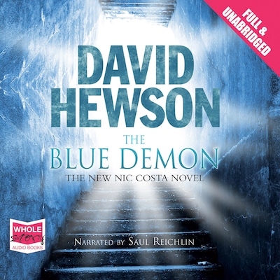 The Blue Demon – omslag til lydbogen af David Hewson