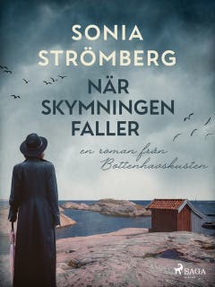 När skymningen faller – omslag till ljudboken av Sonia Strömberg