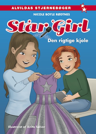 Star Girl 20: Den rigtige kjole – omslag til lydbogen af Nicole Boyle Rødtnes