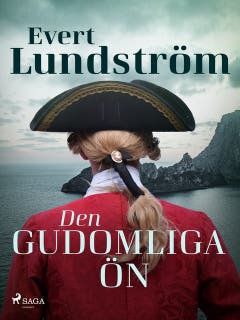 Den gudomliga ön – omslag till ljudboken av Evert Lundström