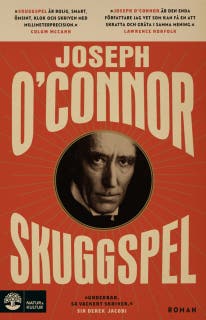 Skuggspel – omslag till ljudboken av Joseph O’Connor