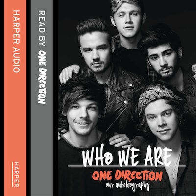 One Direction: Who We Are – omslag van het luisterboek van One Direction