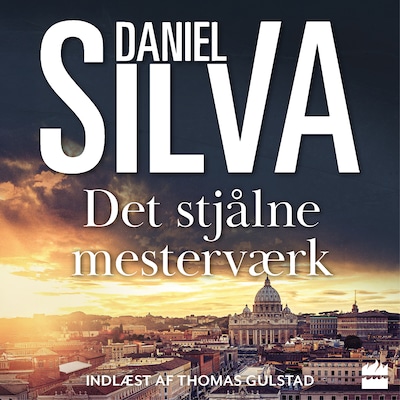 Det stjålne mesterværk – omslag til lydbogen af Daniel Silva