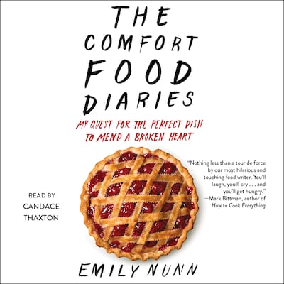 The Comfort Food Diaries – omslag til lydbogen af Emily Nunn